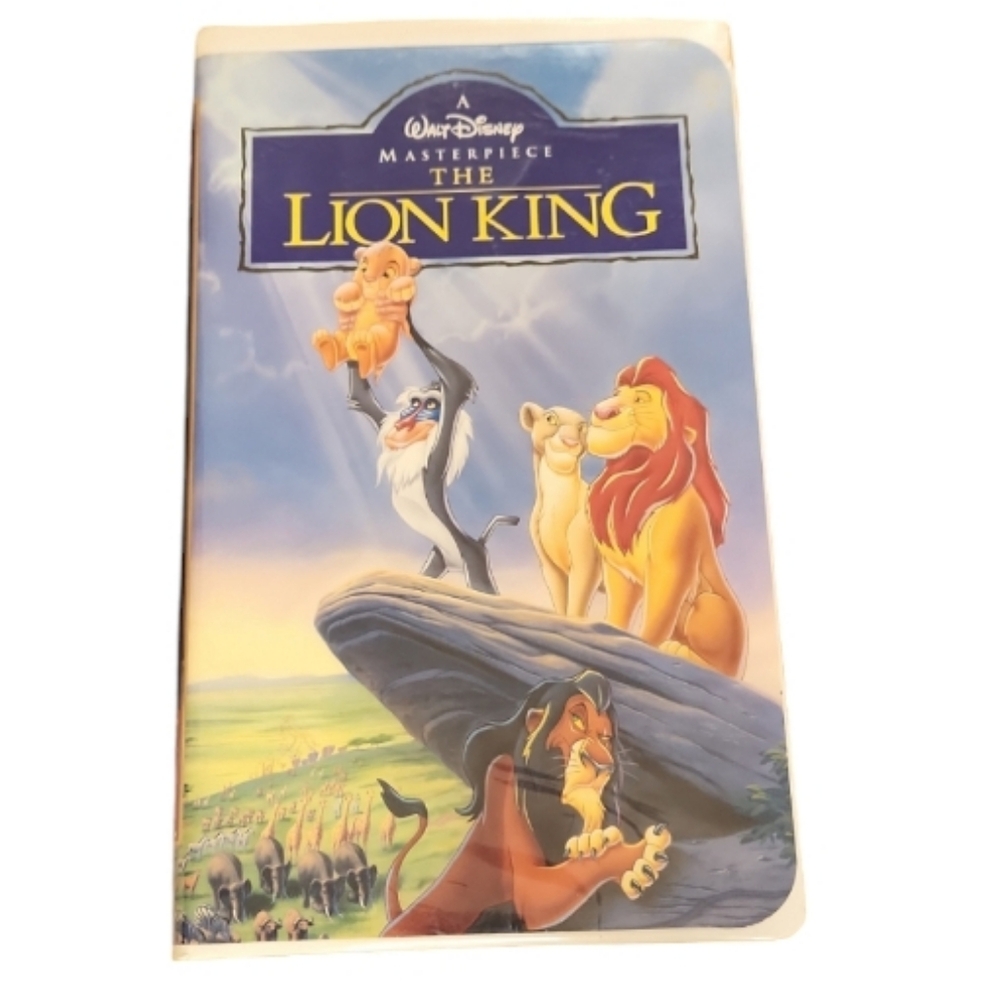 Disney Lion King vhs cassette tape vintage